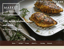 Tablet Screenshot of marketonfront.com